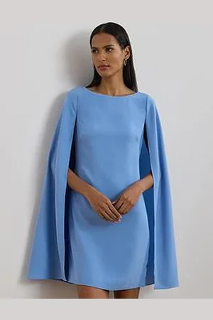 Ralph Lauren Petra Cape Cocktail Dress
