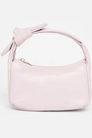 Quiz Lilac Knot Handle Shoulder Bag