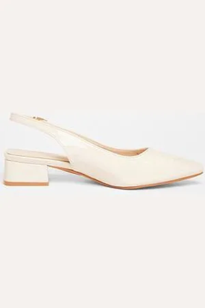 Quiz Wide Fit Faux Leather Pumps