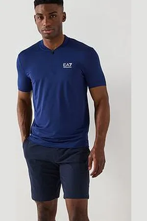 EA7 Baseball Collar T-Shirt