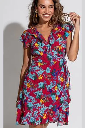 Pour Moi Lenzing? Ecovero? Viscose Frill Wrap Beach Dress