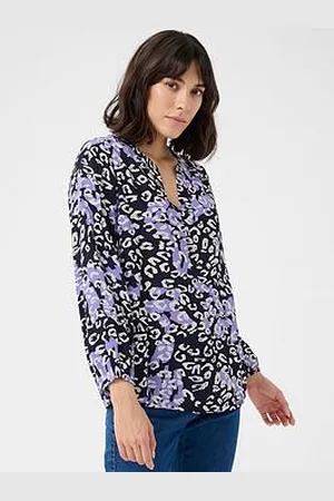 Kaffe Janne Animal Print Blouse