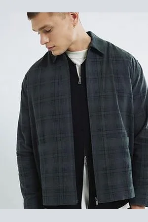 River Island Long Sleeve Graphic Zip Shirt