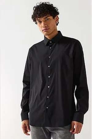 Calvin Klein Poplin Stretch Slim Long Sleeve Shirt