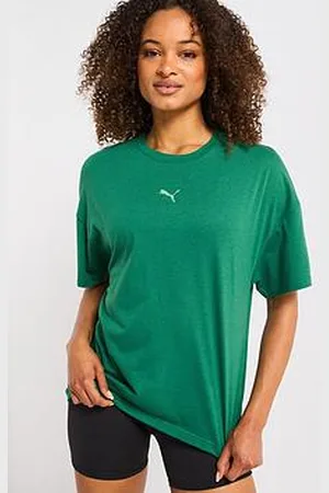 PUMA Womens Training Evolve Oversized Tee - Green