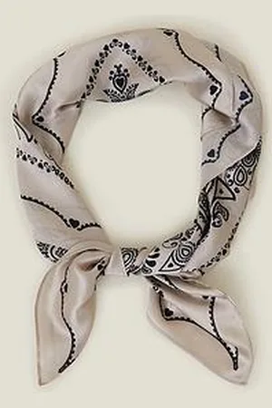 Accessorize Paisley Satin Square Scarf