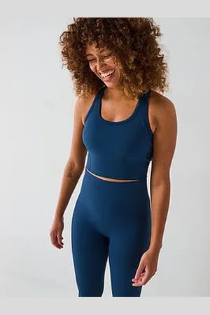 Gym + Coffee Womens Training Lotus Lounge Bra