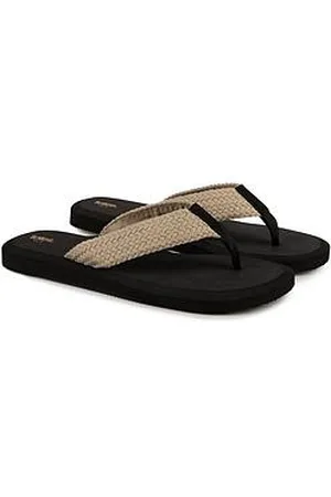 Totes Plait Detail Toe Post Flip Flop