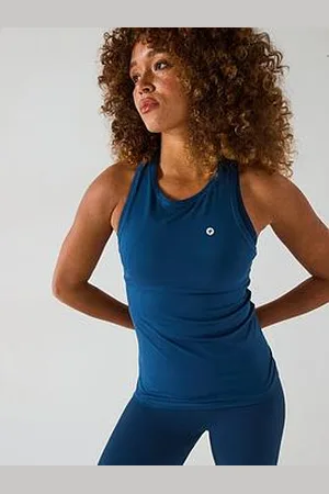 Gym + Coffee Womens Training Relentless Racerback Vest