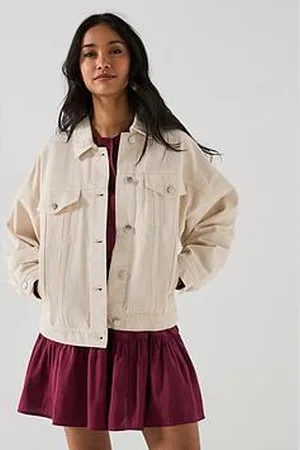 Very Boyfriend Denim Jacket - Ecru