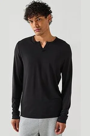 Calvin Klein Loungewear Long Sleeve Henley Top