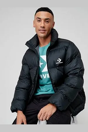 Converse Star Chevron Left Chest Patch Pocket Padded Jacket