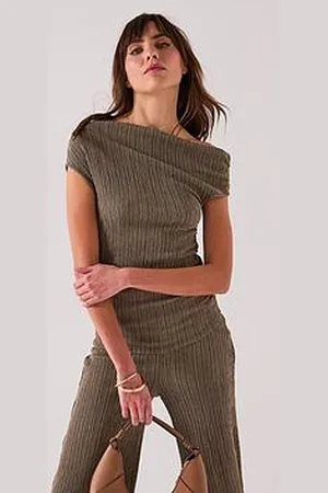 Very Textured Asymmetric Top Co-Ord