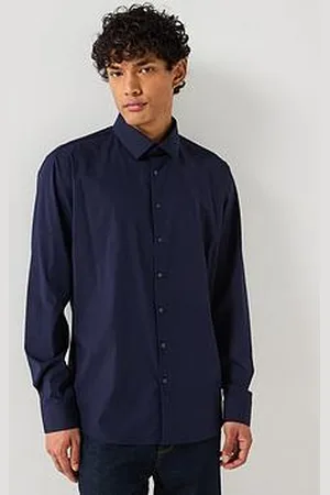 Calvin Klein Poplin Stretch Slim Long Sleeve Shirt