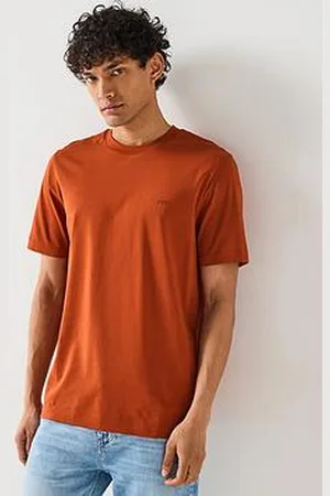 HUGO BOSS Thompson 01 Regular Fit T-Shirt - Orange