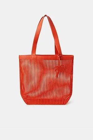 Accessorize Mesh Stripe Shopper