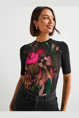 Ted Baker Floene Printed Skinny Fit Top