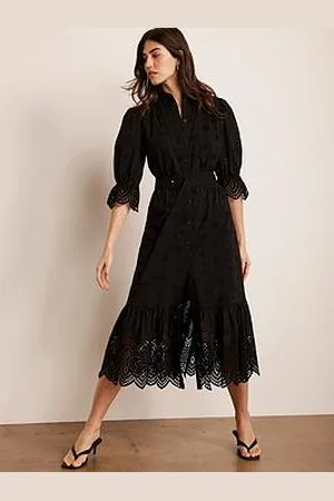 mint&berry Broderie Midi Dress