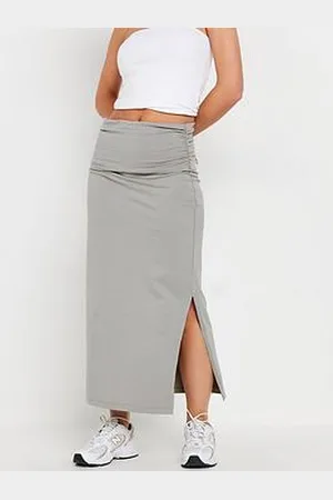 PixieGirl Petite Fold Over Waist Maxi Skirt