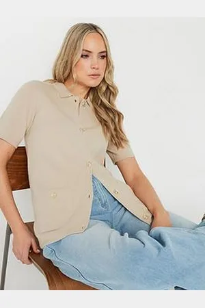 Long Tall Sally Short Sleeve Boxy Knit Cardigan