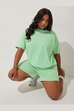 Yours Curve Stripe Short