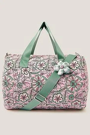 Monsoon Girls Floral Print Duffle Bag