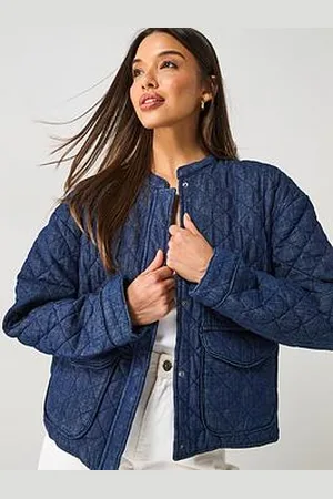 ONLY Hallie Quilted Denim Jacket