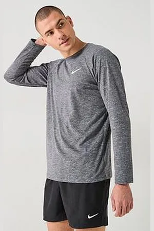 Nike Mens Heather Long Sleeve Hydroguard