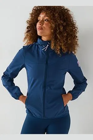 Gym + Coffee Womens Training Celero Jacket - Petrol