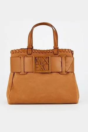 Armani Exchange Susie Soft Braided Tote Bag