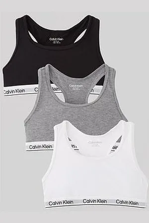 Calvin Klein Girls 3 Pack Modern Cotton Bralette