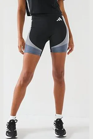 adidas Womens Training Colour Block 7Inch Bike Shorts