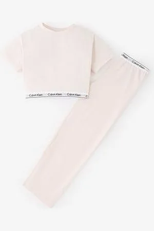 Calvin Klein Girls Modern Cotton Knit Pyjama Set