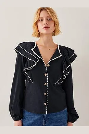 Monsoon Freya Frill Jersey Top