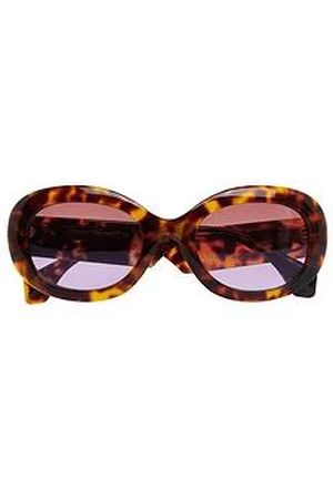 Vivienne Westwood Acetate Oval Sunglass - Tort