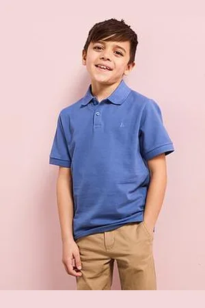 MANGO Boys Short Sleeve Polo Shirt
