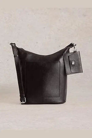 White Stuff Fern Leather Crossbody