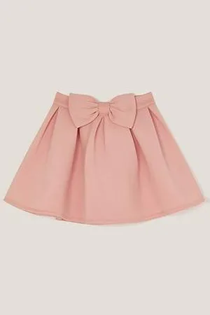 Monsoon Girls Bow Pleat Skirt