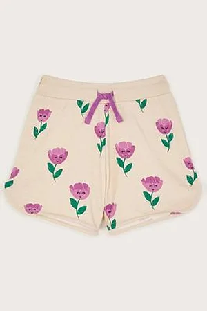 Monsoon Girls Tulip Print Jersey Co-Ord Shorts