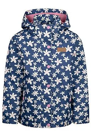 Trespass Girls Drippy Rain Jacket Tp50 - Flower Print