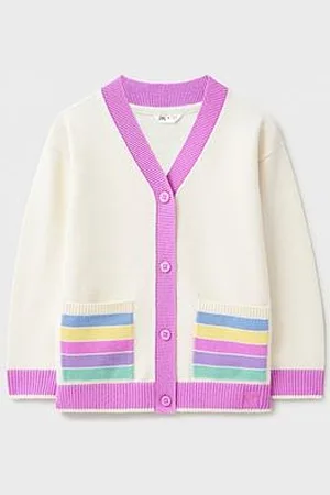 J.Crew Girls Rainbow Pocket Cardigan