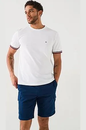 Tommy Hilfiger Global Stripe Cuff Pique T-Shirt