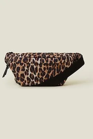 Accessorize Leopard Nylon Bum Bag - Leopard