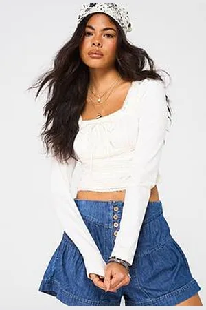 Free People Scarlet Smocked Long Sleeve