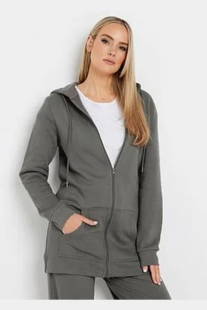 Long Tall Sally Tall Longline Zip Thru Hoodie