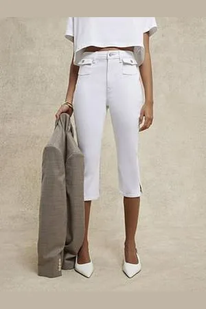River Island Denim Skinny Capri Trousers
