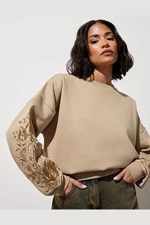 PixieGirl Embellished Sleeve Sweatshirt