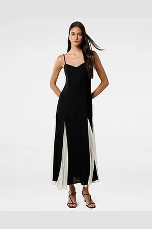 Forever New Dahlia Contrast Godet Maxi Dress