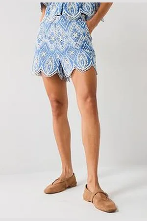 Very Co-Ord Embroidered Shorts