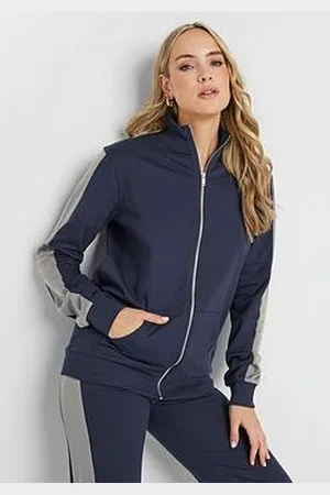 Long Tall Sally Side Panel Zip Thru Sweatshirt